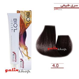 رنگ موی بیول سری Natural مدل Medium Brown شماره 4.0 Biol Natural Medium Brown Hair Color 4.0