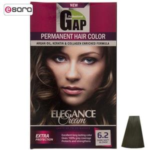 کیت رنگ مو گپ سری Matt مدل Dark Matt شماره 6.2 Gap Matt Dark Matt Hair Color 6.2