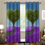 پرده پانچی سری قلب مدل Sh-555