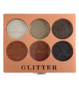 پالت سایه 6 تایی گلیتر سوئیت رز (Glitter Sweet Rose)