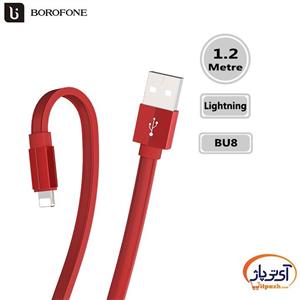 کابل آیفونی Borofone Glory BU8 2.4A 1.2m 