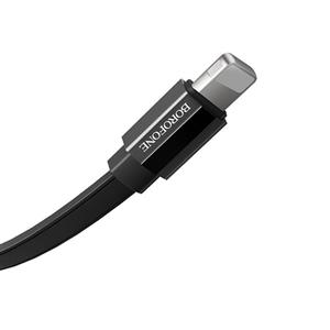 کابل آیفونی Borofone Glory BU8 2.4A 1.2m Borofone BU8 USB To Lightning Cable 1.2m