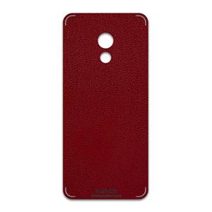 برچسب پوششی ماهوت مدل Red Leather مناسب برای گوشی موبایل میزو Pro 6 MAHOOT Cover Sticker for Meizu 