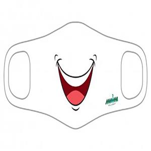 ماسک پارچه ای مانیما سلامت طرح لبخند 