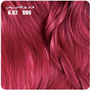 رنگ موی بیول سری Red Fire مدل Light organdy Red شماره 6.62 Biol Red Fire Light organdy Red Hair Color 6.62