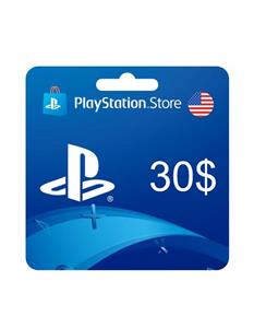 گیفت کارت ۳۰ دلاری پلی استیشن آمریکا PLAYSTATION STORE 30$ GIFT CARD USA