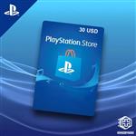 PLAYSTATION STORE 30$ GIFT CARD USA