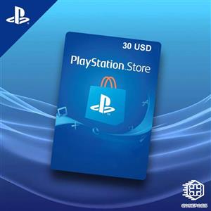 گیفت کارت ۳۰ دلاری پلی استیشن امریکا PLAYSTATION STORE 30$ GIFT CARD USA 