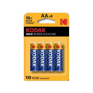 باتری قلمی آلکالاین Kodak مدل Max Super بسته چهارعددی