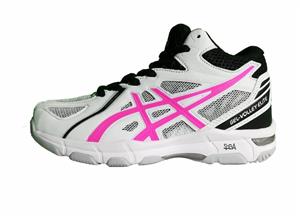 کفش والیبال زنانه اسیکس Asics Gel Volley Elite 2 White Pink 