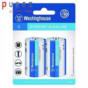 باتری سایز بزرگ وستینگ هاوس مدل Dynamo Alkaline بسته‌ی 2 عددی Westinghouse Dynamo Alkaline D Battery Pack of 2