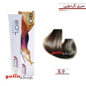 رنگ موی بیول سری Walnut مدل بلوند گردویی روشن شماره 8.9 Biol Walnut Light Walnut Hair Color 8.9