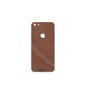 برچسب پوششی ماهوت مدل Matte-Natural-Leather مناسب برای گوشی موبایل اپل iPhone 5c MAHOOT Matte-Natural-Leather Cover Sticker for apple iPhone 5c