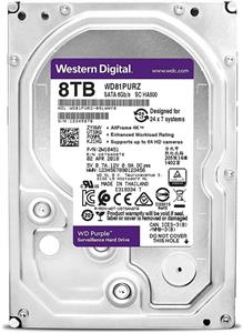 هارددیسک اینترنال وسترن دیجیتال مدل Purple WD۸۲EJRX ظرفیت ۸ ترابایت Western Digital WD82EJRX Purple 8TB Internal Hard Drive