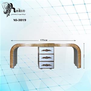 میز مانیکور دو نفره با رنگ NS-3019