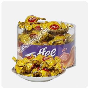 تافی مغزدار شکلاتی دلوار-480گرم