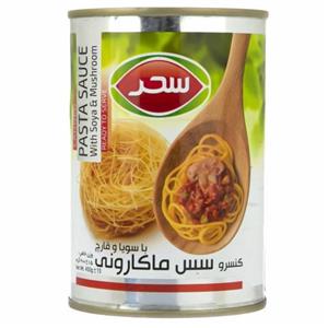 کنسرو سس ماکارونی با سویا و قارچ سحر - 400 گرم