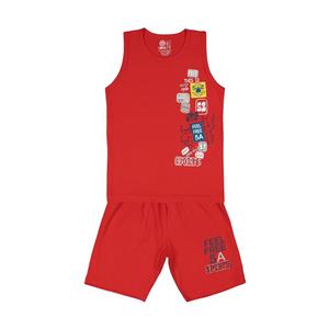 ست تاپ و شلوارک پسرانه سون پون مدل 1391324-72 Seven Poon 1391324-72 Tops And Shorts Set For Boys