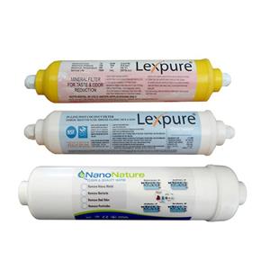 فیلتر دستگاه تصفیه آب لکس پیور مدل LX- F460 مجموعه ۳ عددی