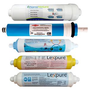 فیلتر دستگاه تصفیه آب لکس پیور مدل LX- F580 مجموعه ۵ عددی