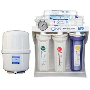 دستگاه تصفیه آب خانگی ۹ مرحله ای اولانسی مجهز به نانو گیاهی- قلیایی یونایزر  با روش اسمزمعکوس مدل RO-NATURE1440