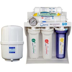 دستگاه تصفیه آب خانگی ۸ مرحله ای اولانسی مجهز به نانو گیاهی با روش اسمزمعکوس مدل RO-NATURE1120