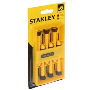 مجموعه 6 عددی پیچ گوشتی ساعتی استنلی مدل 052-66-0