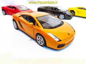 ماشین فلزی لامبورگینی (LAMBORGHINI GALLARDO BY KINSMART) نارنجی