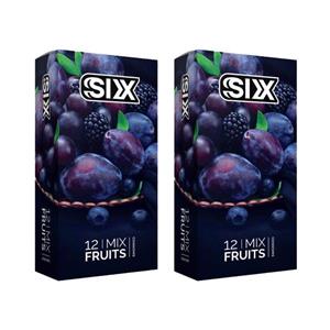 کاندوم سیکس مدل Mix Fruits مجموعه 2 عددی 