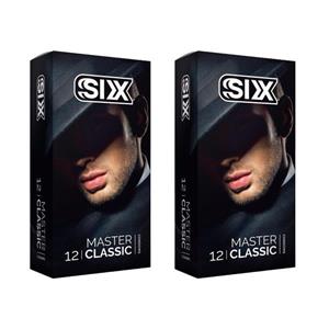 کاندوم سیکس مدل Master Classic بسته 12 عددی 