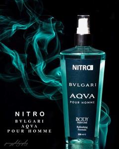 بادی اسپلش نیترو با رایحه اکوا بولگاری AQVA BVLGARI حجم 250 میل