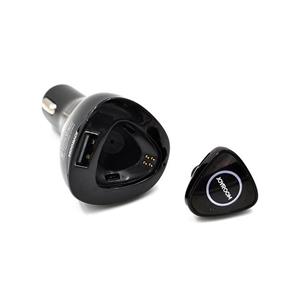 شارژر فندکی و هدست بلوتوث جی روم مدل  JR-T600 2 In 1 Joyroom JR-T600 2 In 1 Car Charger And Headset Bluetooth