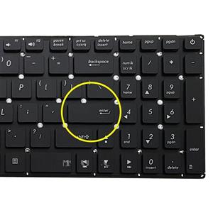 کیبورد لپ تاپ ایسوس X۵۴۰ مشکی اینترکوچک بدون فریم ASUS X540 Notebook Keyboard