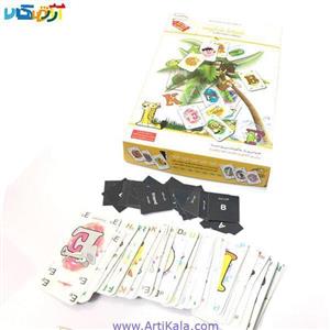 بازی آموزشی پالاس مدل حروف و اعداد انگلیسی سایز کوچک