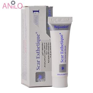 کرم سیلیکونی اسکار استاتیک ( ترمیم کننده ) اسکار هیل ۱۰ میلی گرم  Rejuvaskin Scar Esthetique Scar Crème