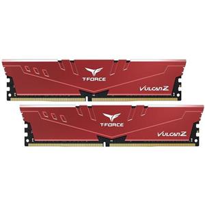 رم تیم گروپ مدل T FORCE VULCAN Z با حافظه ۱۶ گیگابایت فرکانس ۳۰۰۰ مگاهرتز Team Group RED 16GB DDR4 3000MHz CL16 Dual Channel RAM 