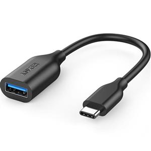 کابل تبدیل USB 3.1 به USB-C انکر مدل A8165 PowerLine به طول 0.08 متر Anker A8165 PowerLine USB 3.1 To USB-C Cable 0.08m