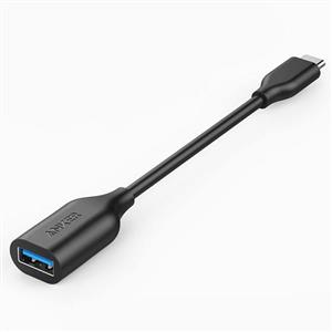کابل تبدیل USB 3.1 به USB-C انکر مدل A8165 PowerLine به طول 0.08 متر Anker A8165 PowerLine USB 3.1 To USB-C Cable 0.08m