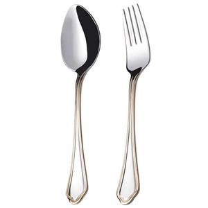 سرویس قاشق و چنگال 12 پارچه ناب استیل مدل Venice Nab Steel Venice 12 Pieces Forks and Spoons Set