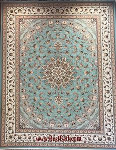 فرش مشهد ۱۵۰۰ شانه کد ۸۱۵۰۰۵ آبی