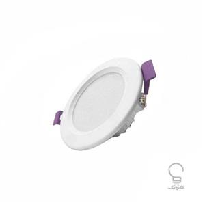 پنل LED سقفی دیپلاست دو گرد توکار 4 وات ای دی سی
