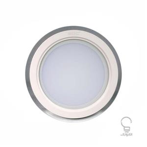 پنل LED گرد توکار شیشه خور 8 وات AC ای دی سی