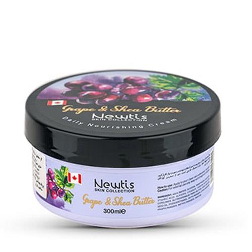 کرم مرطوب کننده نیوتیس Newtis مدل Grape & Shea Butter