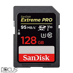 کارت حافظه SDXC سن دیسک مدل Extreme Pro کلاس 10 استاندارد UHS-I U3 سرعت 633X 95MBps ظرفیت 128 گیگابایت SanDisk Extreme Pro Class 10 UHS-I U3 633X 95MBps SDXC - 128GB