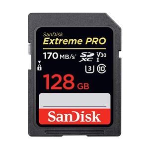 کارت حافظه SDXC سن دیسک مدل Extreme Pro کلاس 10 استاندارد UHS-I U3 سرعت 633X 95MBps ظرفیت 128 گیگابایت SanDisk Extreme Pro Class 10 UHS-I U3 633X 95MBps SDXC - 128GB