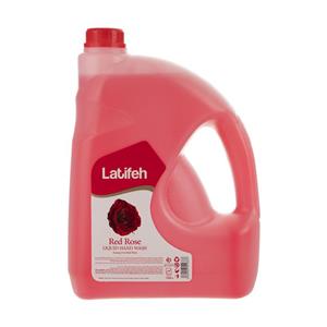 مایع دستشویی لطیفه مدل Red Rose مقدار 3.8 کیلوگرم Latifeh Red Rose Handwashing Liquid 3.8 Kg