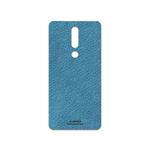برچسب پوششی ماهوت مدل Blue-Leather مناسب برای گوشی موبایل نوکیا 3.1 Plus