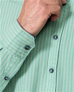 ‌Ebra ​پیراهن مردانه سبز راه راه 