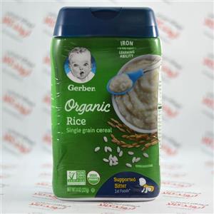 غذای کودک گربر Gerber مدل Organic Rice