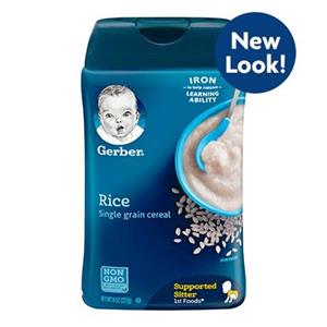 غذای کودک گربر gerber مدل 277g) Rice)